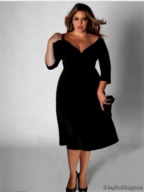 Black Semi Formal Dresses Plus Size 2016 2017 Elegant Black Dress