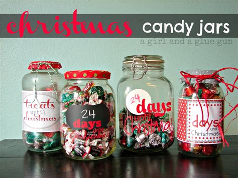 Christmas Wonderful Christmas Countdown Candy Jars
