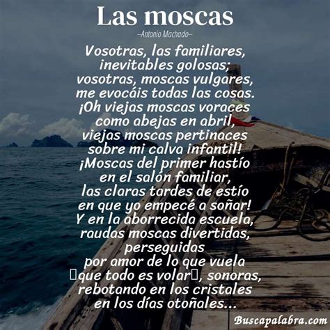 Poema Las Moscas De Antonio Machado Análisis Del Poema
