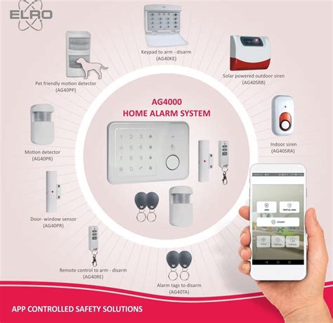 elro ag40re afstandsbediening voor elro ag4000 home alarmsysteem