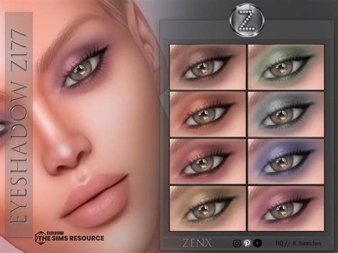 The Sims Resource Eyeshadow Z177
