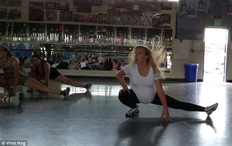 Video Shows Months Pregnant Dance Teacher Christina Litle Strutting