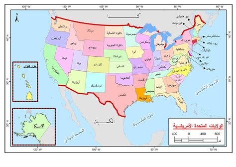 خرائط الولايات المتحدة الأمريكية السياحية