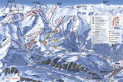 Avoriaz Piste Map Plan Of Ski Slopes And Lifts Onthesnow