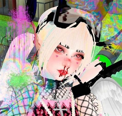 Aesthetic Grunge Dark Aesthetic Aesthetic Anime Virtual Girl Cartoon Profile Pictures Black