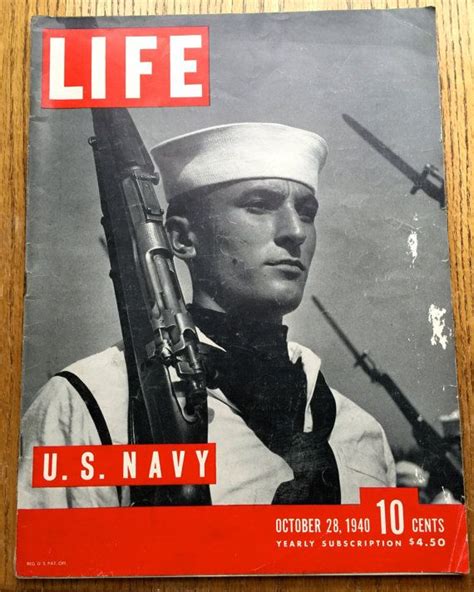 October 28 1940 Life Magazine U S Navy Etsy Life Magazine Covers