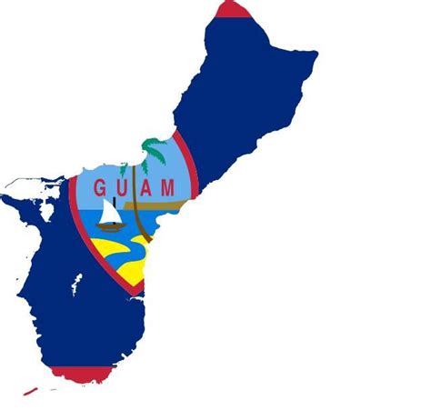 Guam Flag Coloring Pages