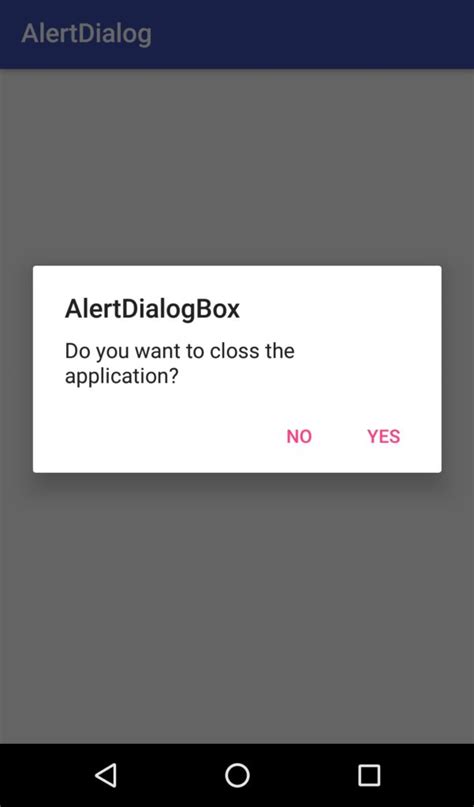 Android Program To Implement Alertdialog Codedost