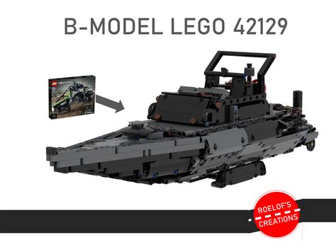 Lego Moc 42129 B Model Speedboat By Roelofs Creations Rebrickable
