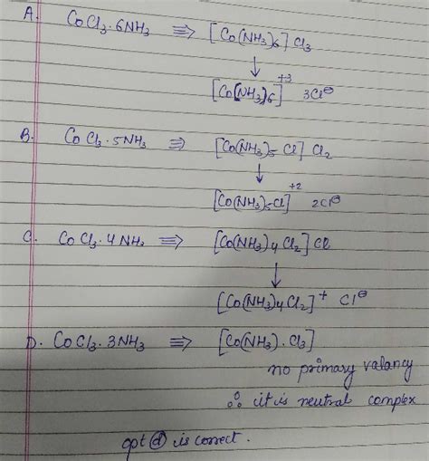 Example Of Neutral Complex Compound In The Following Is