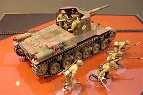 Tamiya Scale Japanese Type Self Propelled Gun With Figures Snm Stuff