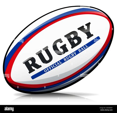 Illustration Isolée Du Ballon De Rugby Vector Image Vectorielle Stock