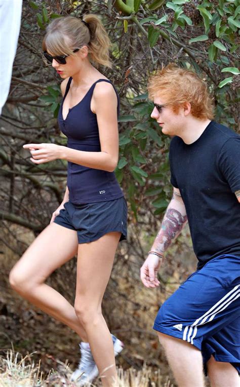 Taylor Swift Shows Off Her Legs In Tiny Shorts While Hiking With Ed Sheeran Daily Star
