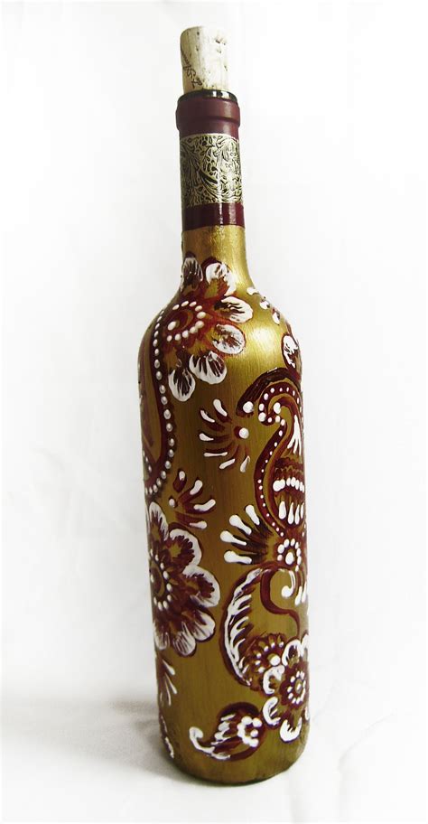 Up Cycled Wine Bottles Perfect For Home Decor And Ts Burgandy On