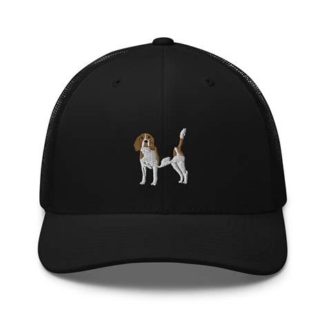 Beagle Trucker Hat Embroidered Unisex Hat Beagle Hats For Etsy