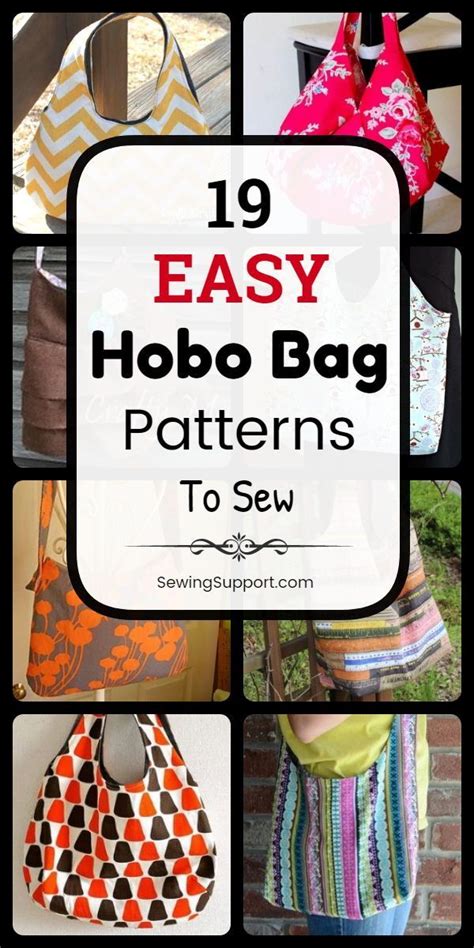 Hobo Bag Patterns to sew. 19 Free and Easy Hobo Bag Patterns, tutorials