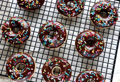 Easy Chocolate Frosted Donuts Dels Cooking Twist