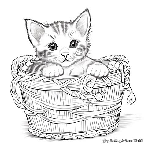 Realistic Kitten Coloring Pages - Free & Printable!
