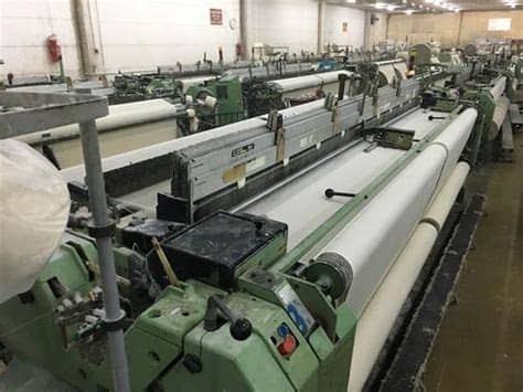 Chenille machine, dyeing machinery, binders for textiles, crochet machine, snap fixing machine, fabrics dyeing. Weaving Machine - Sulzer P7100 - 360 / 390 CM Textile ...