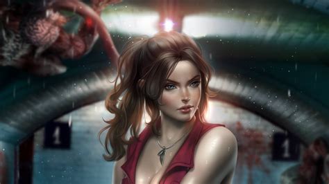 Claire Redfield Resident Evil 2 Fanart Wallpaperhd Games Wallpapers4k