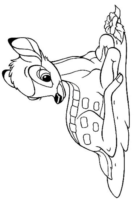 Kids N Coloring Page Bambi Bambi