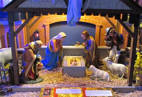 Restored Nativity Scene Draws Faithful To Merged Parish Community