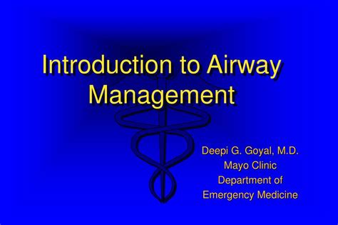 Ppt Introduction To Airway Management Powerpoint Presentation Free