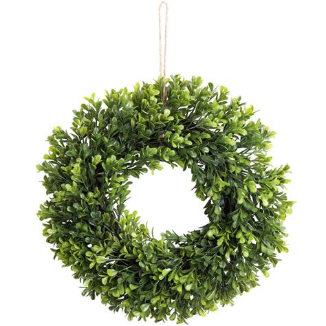 14X14 BOXWOOD WREATH | At Home | Boxwood wreath, Boxwood wreath decor, Small wreaths