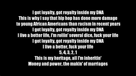 I got hustle though, ambition, flow, inside my dna. Kendrick Lamar - DNA. (Lyrics)(Audio) - YouTube