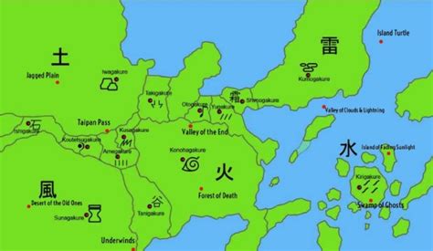 Narutoverse Ninja World Map