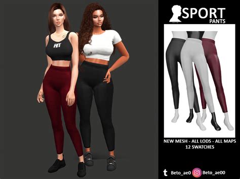 The Sims Resource Sport Pants