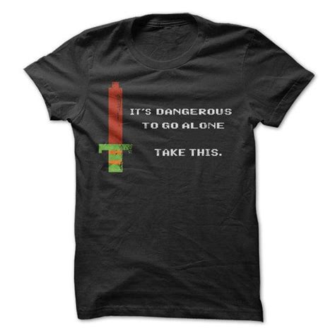 Its Dangerous To Go Alone Funny T Shirt Short Sleeve 100 Cotton New