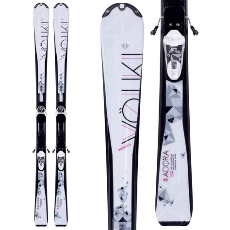 Volkl Adora Skis Essenza 3motion 100 Bindings Womens 2015 Evo