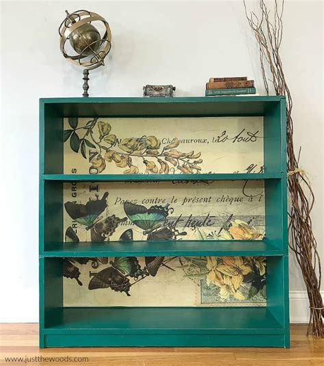 The Best Decoupage Paper And How To Apply It To Painted Furniture Green