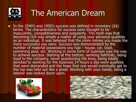 Ppt The American Dream Powerpoint Presentation Free Download Id