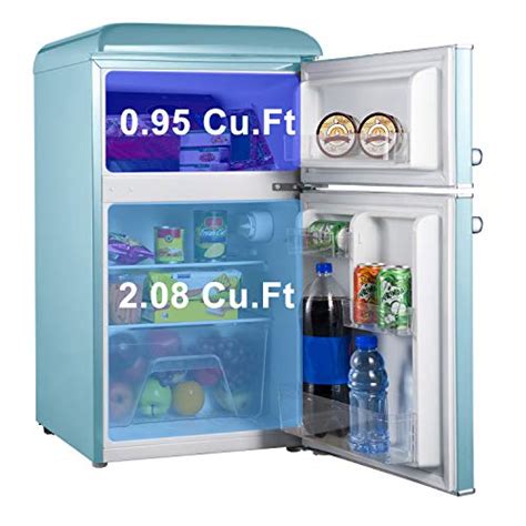 Galanz Glr Tbeer Retro Compact Refrigerator Mini Fridge With Dual