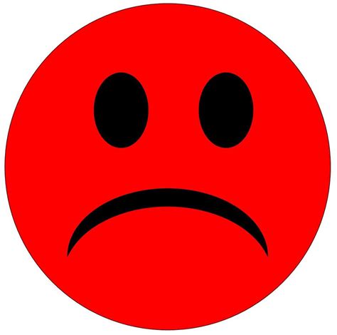 Maybe you would like to learn more about one of these? Red Frowny Face Clip Art - ClipArt Best