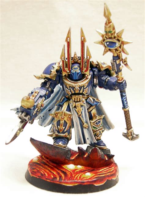 chaos sorcerer terminator armor thousand sons akil gallery thousand sons warhammer