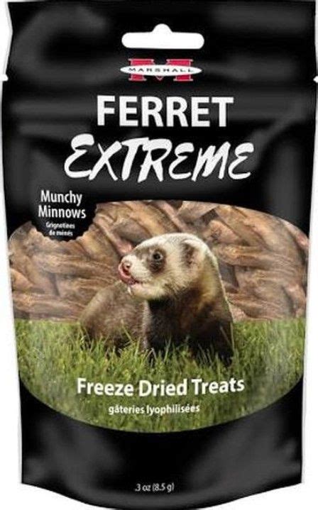 But anyways, i wouldn't freeze dry my pets, but that's just me. Marshall Marshall Ferret Extreme Munchy Minnows Freeze ...