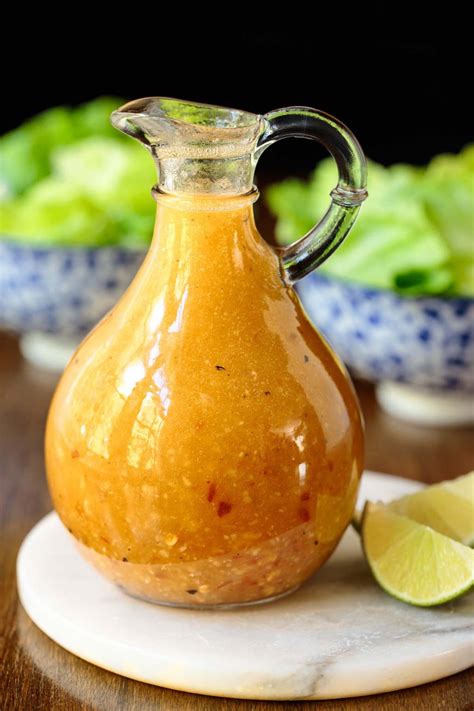 The oil and vinegar emulsion is the most common of all dressings used in salads. Chili Lime Salad Dressing (Sauce) | The Café Sucre Farine