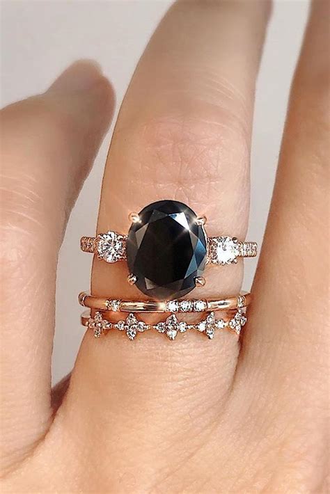 24 Unique And Trendy Black Diamond Engagement Rings