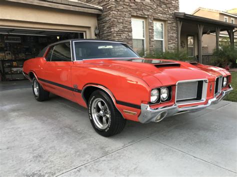 Seller Of Classic Cars 1972 Oldsmobile 442 Flame Orangeblack