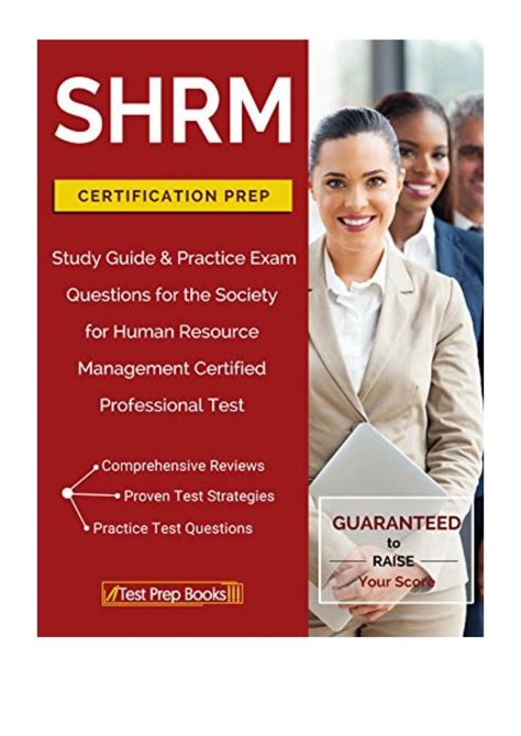 2018 Shrm Certification Prep Pdf Study Guide And Practice Exam Que