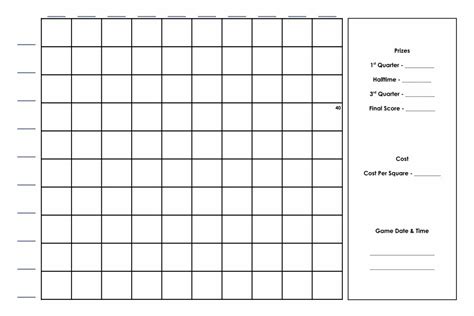 8 Best Images Of Printable Football Pool Sheets