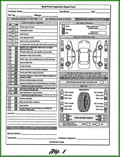 rental vehicle inspection form template form resume examples
