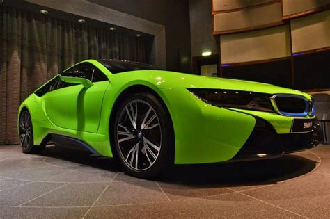 Bmw I8 In Lime Green Looks Brilliant