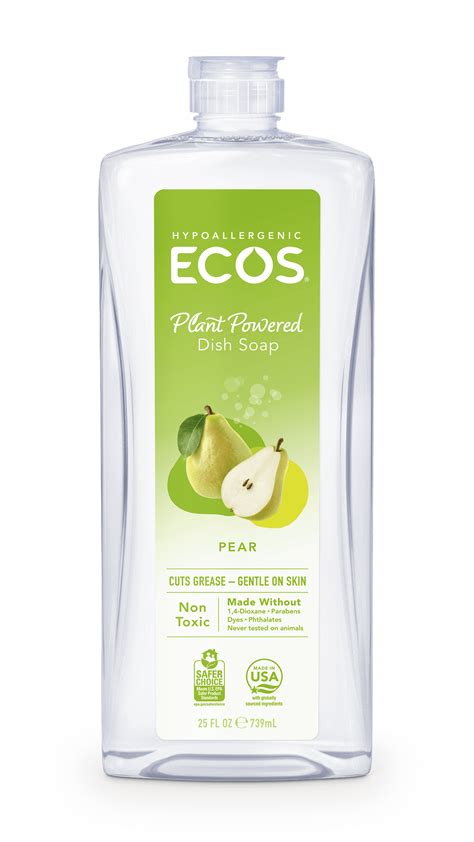 Best Hypoallergenic Soap Pear Dish Soap Ecos®