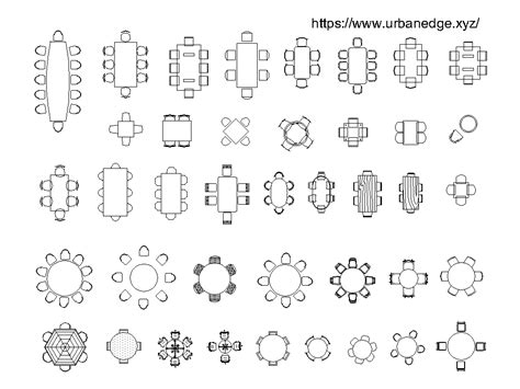 Dining Table Cad Block Free Download 40 Free Dining Table Cad Blocks