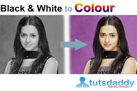 Converting Black And White Photo To Colour Photo Photoshop Tutorial