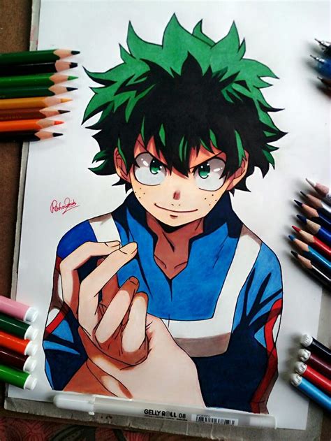 Midoriya Izuku Anime Drawings Anime My Hero Academia